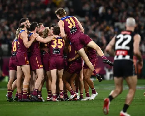 The Lions Crush The Magpies to Claim Championship Clash With Geelong